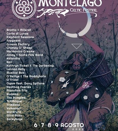 MONTELAGO CELTIC FESTIVAL 2025 line-up poster
