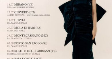 Noemi nostalgia summer tour poster