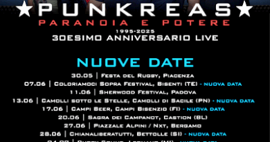 Punkreas nuove date estate 2025