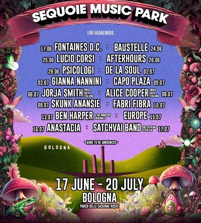 SEQUOIE MUSIC PARK: ecco l’edizione 2025 poster
