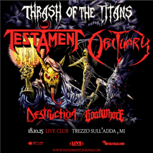 testament e obityary live 2025 co headliner