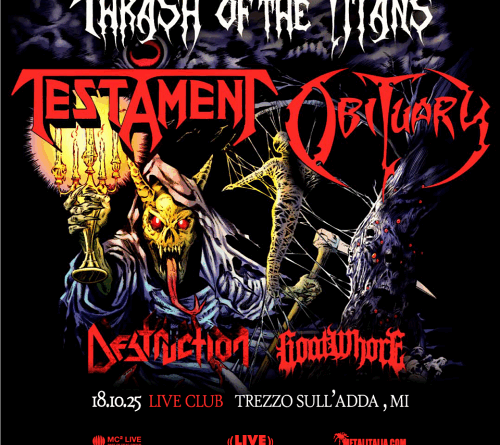 testament e obityary live 2025 co headliner