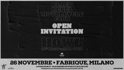 BLACK REBEL MOTORCYCLE CLUB italia novembre 2025