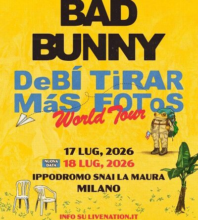 BAD BUNNY raddoppio milano