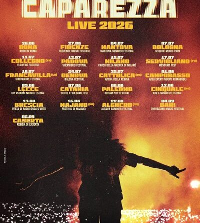 CAPAREZZA: il ritorno live nel 2026