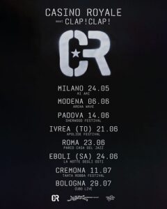 CASINO ROYALE tour con il nuovo disco