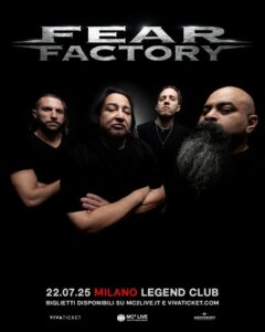 FEAR FACTORY: una data a Milano a luglio