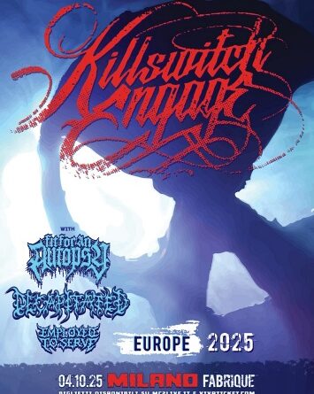 KILLSWITCH ENGAGE a Milano ottobre 2025