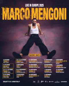 MARCO MENGONI altre nuove date in Italia
