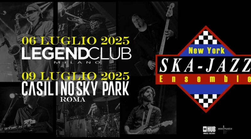 NEW YORK SKA-JAZZ ENSEMBLE: doppio live in Italia