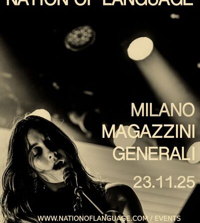 NATION OF LANGUAGE live 2025 con il nuovo album