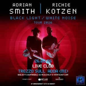 ADRIAN SMITH e RICHIE KOTZEN live 2026