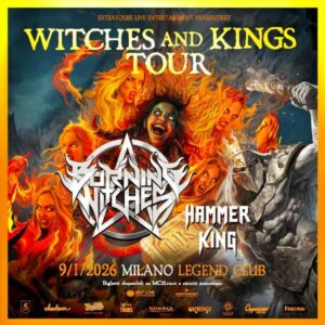 BURNING WITCHES data a Milano a gennaio 2026