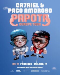 CA7RIEL E PACO AMOROSO a novembre 2025 live a Milano