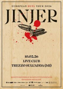 JINJER una data febbraio 2026