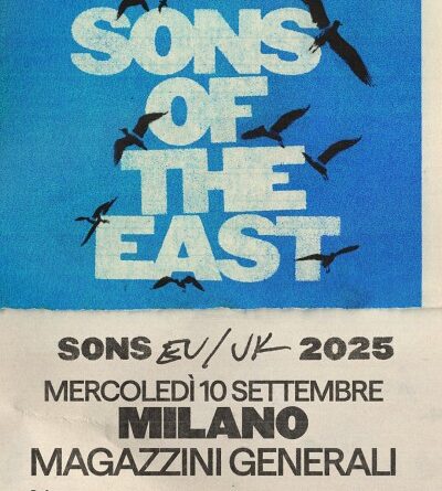SONS OF THE EAST: nuovo disco e live