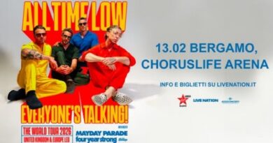 all time low live in Italia febbraio 2026