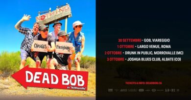 DEAD BOB quattro date in Italia