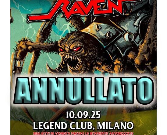 RAVEN: annullata la data di settembre
