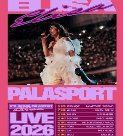 Elisa nei palasport 2026