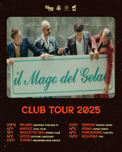 IL MAGO DEL GELATO il club tour