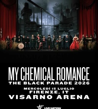 MY CHEMICAL ROMANCE arrivano in Italia nel 2026 suoneranno tutto “The Black Parade”