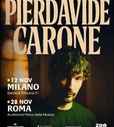 PIERDAVIDE CARONE live a Milano e poi a Roma