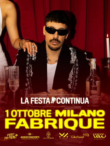 FRED DE PALMA live a Milano locandina