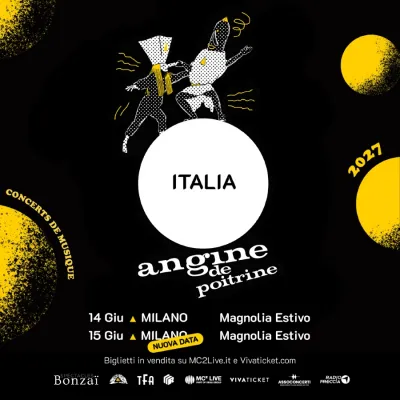 ANGINE DE POITRINE raddoppiano live Milano