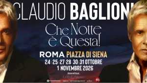 CLAUDIO BAGLIONI live Piazza Siena ottobre 2026