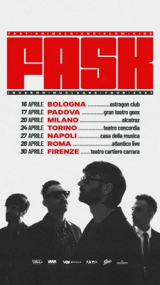 FAST ANIMALS AND SLOW KIDS tour aprile 2027