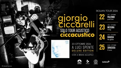 GIORGIO CICCARELLI tour solo Sicilia