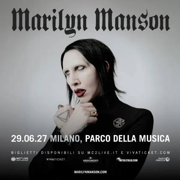 MARILYN MANSON Italia giugno 2027