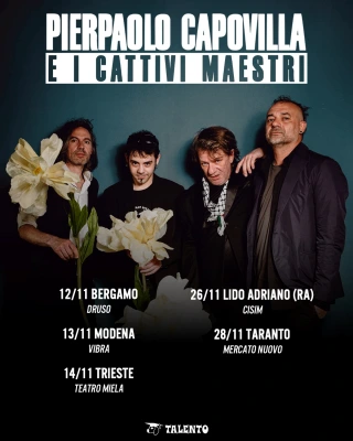 PIERPAOLO CAPOVILLA tour autunnale 2026