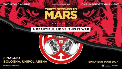 THIRTY SECONDS TO MARS sold out e nuova data maggio 2027 bologna