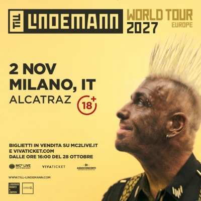 TILL LINDEMANN Milano 2027